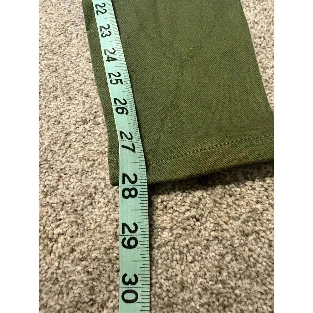 Time and Tru Military Green stretch fitted jeggings size xs
